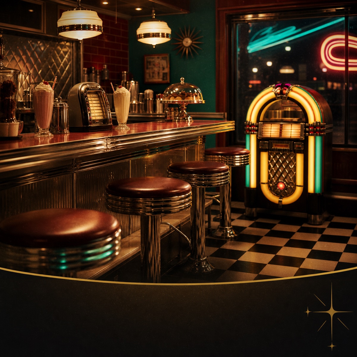 1950s Diner Collection cover artwork